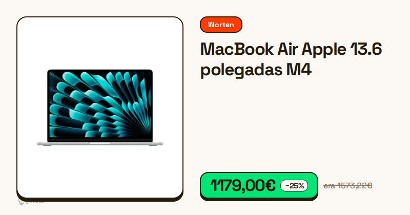 MacBook Air Apple 13.6 polegadas prateado