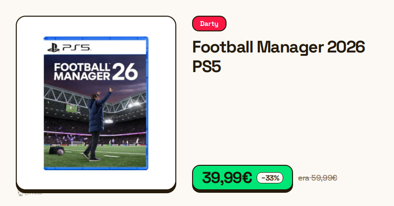 Capa do jogo Football Manager 2026 para PlayStation 5