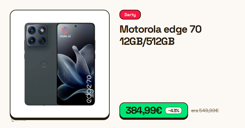 Smartphone Motorola edge 70 cor cinza escuro