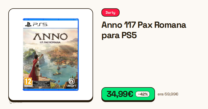 Capa do jogo Anno 117 Pax Romana para PlayStation 5