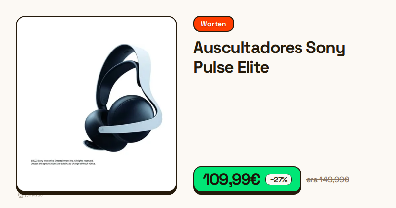 Auscultadores Sony Pulse Elite com suporte de carregamento