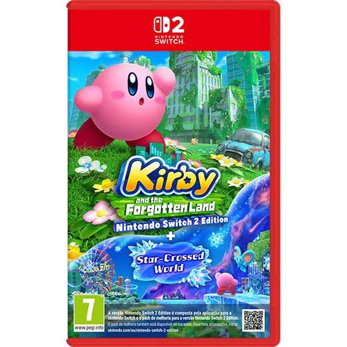 JOGO NINTENDO SWITCH 2 KIRBY FORGOTTEN LAND