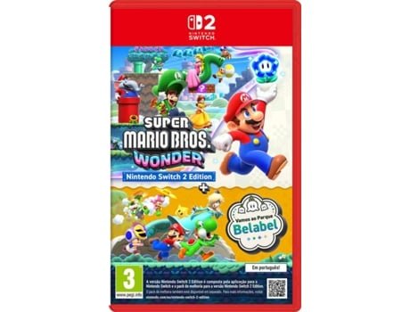 Jogo Nintendo Switch 2 Super Mario Bros Wonder