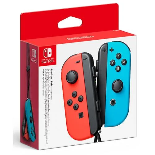 Nintendo Switch Conjunto Comandos Joy-Con Azul Néon & Vermelho Néon (Esquerdo+Direito)