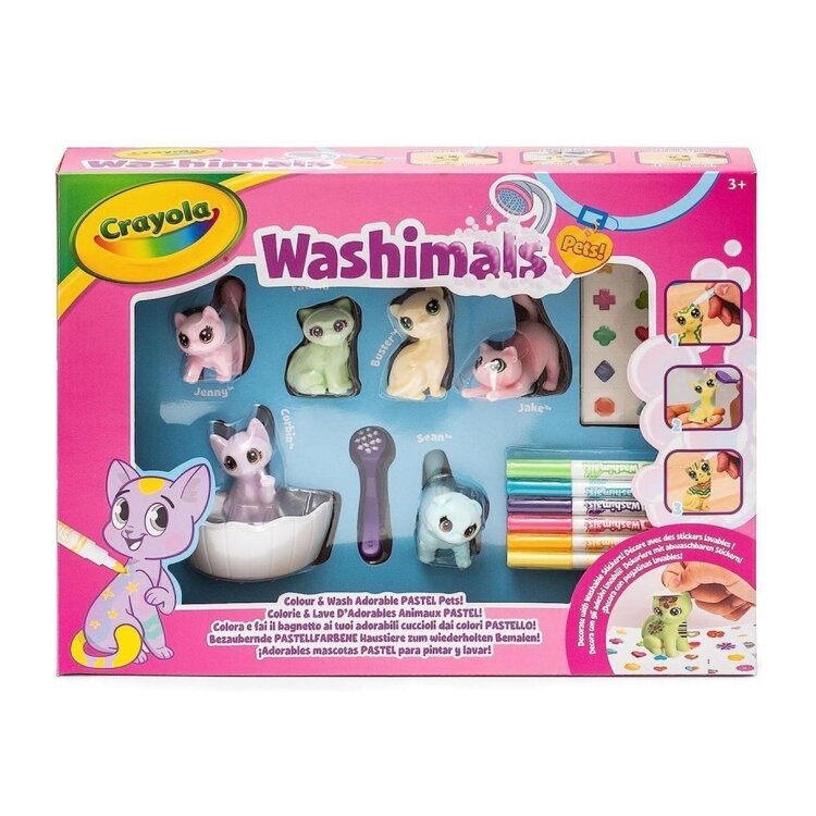 BRINQUEDO CRAYOLA WASHIMALS PASTEL