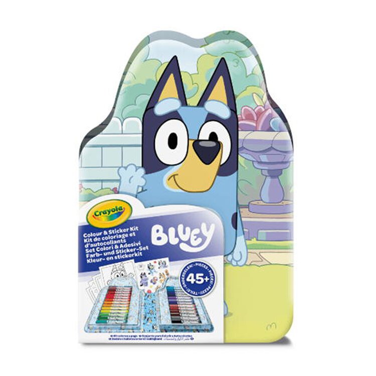 BRINQUEDO CRAYOLA MALA BLUEY