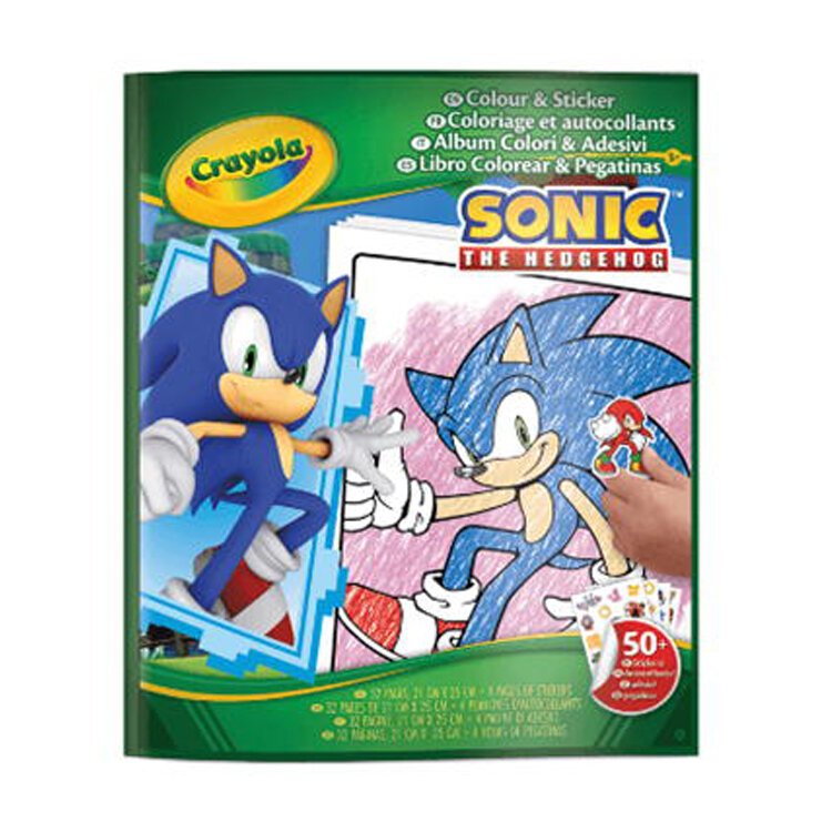 BRINQUEDO CRAYOLA FOLHAS SONIC+STICK