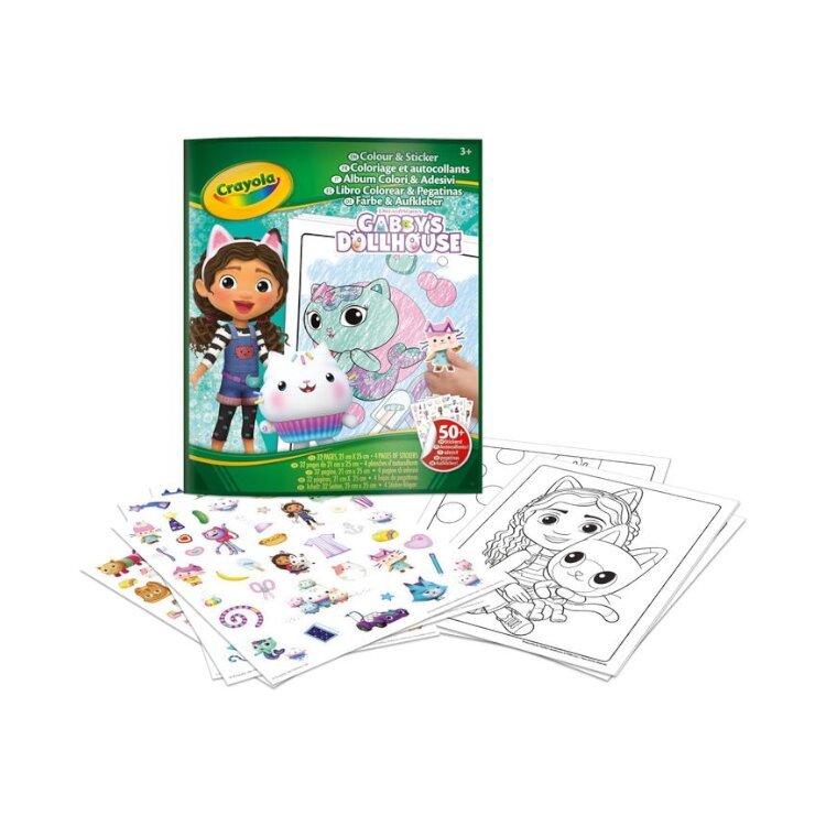 LIVRO COLORIR CRAYOLA G DOLLHOUSE
