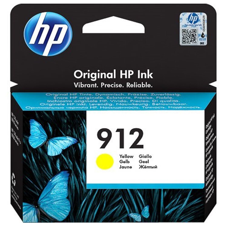 TINTEIRO HP 912 AMARELO 3YL79AE