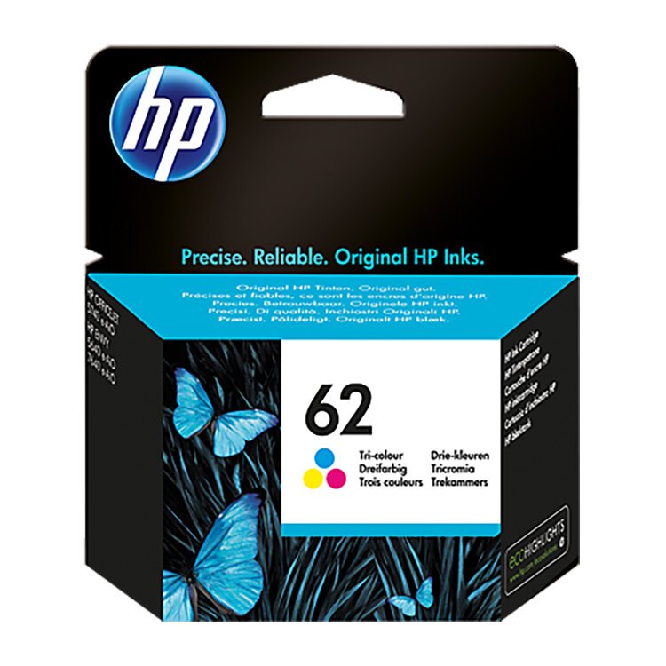 TINTEIRO HP 62 TRICOLOR C2P06AE