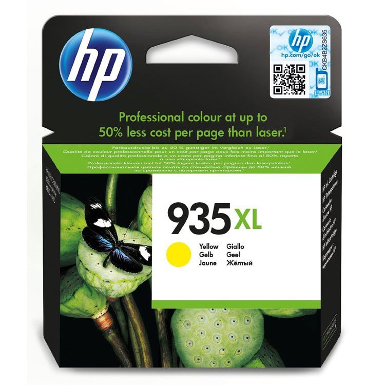 TINTEIRO HP 935 XL AMARELO