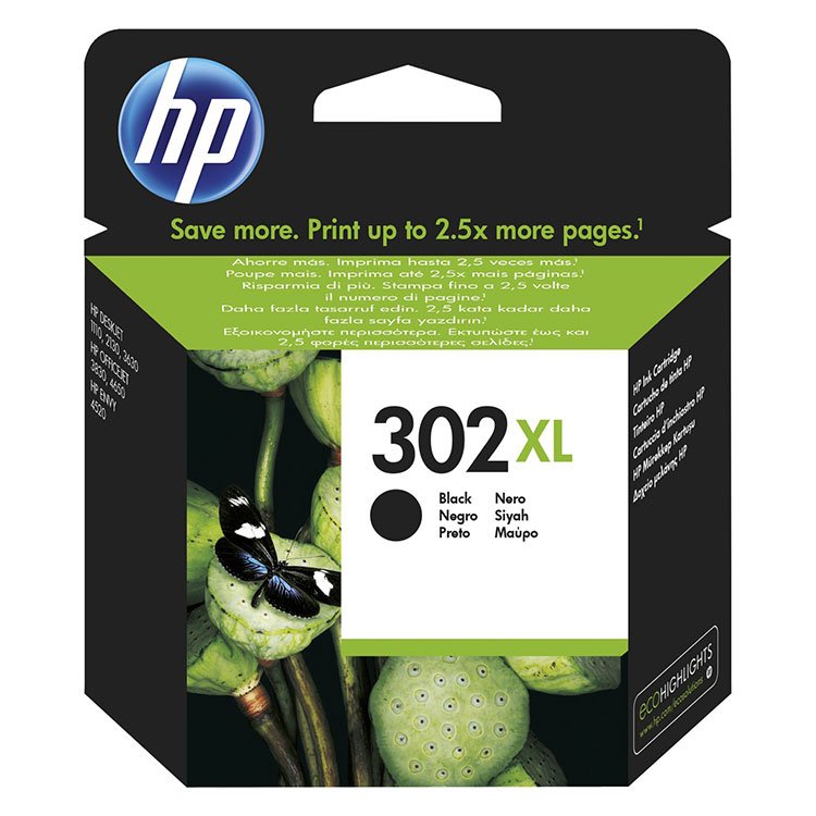 TINTEIRO HP 302 XL F6U68A PRETO