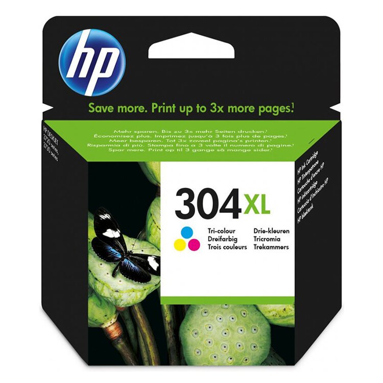 TINTEIRO HP 304 XL TRICOLOR (N9K07AE)