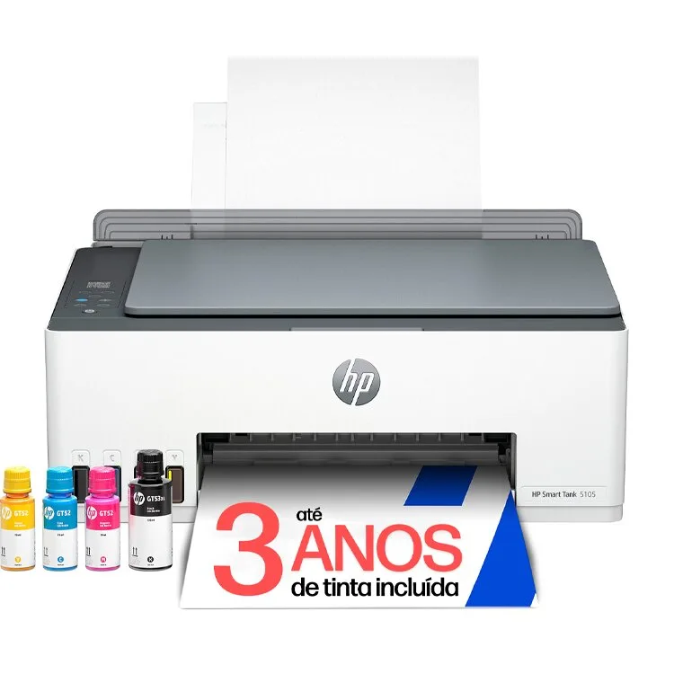 IMPRESSORA MULTIFUNÇÕES HP SMART TANK 5105 AIO