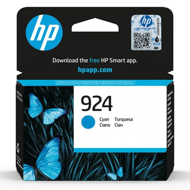 TINTEIRO HP 924 CIANO