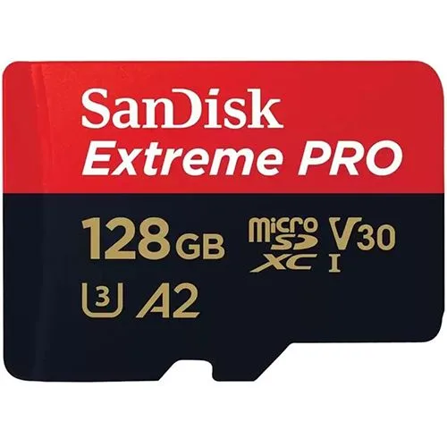 Cartão de Memória Micro SDXC SANDISK Extreme PRO (128 GB - 200 MB/s - Classe 3)