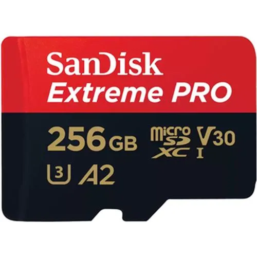 Cartão de Memória Micro SDXC SANDISK Extreme PRO (256 GB - 200 MB/s - Classe 3)