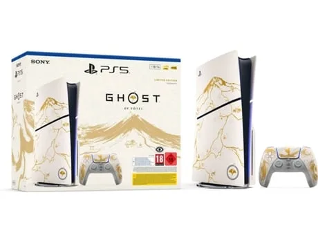 Bundle Consola PS5 + Jogo Ghost of Yōtei Edição Limitada Gold (Código de Descarga na Caixa)