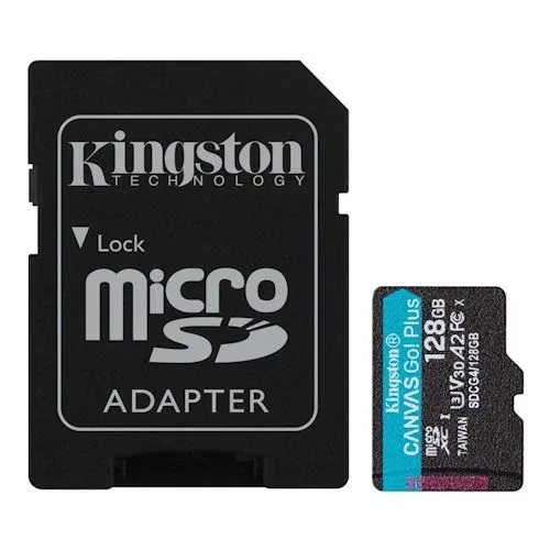 MEMÓRIA MICRO-SD KINGSTON 128GB GO PLUS