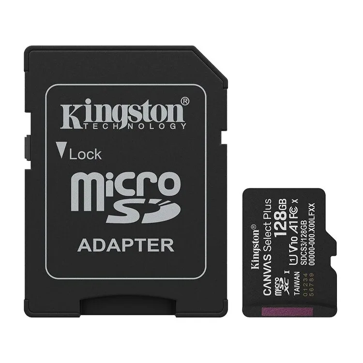 MEMÓRIA MICRO-SD KINGSTON 128GB 150MB/S