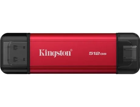 Pen Drive KINGSTON Dual Portable SSD 512GB (USB 3.2 Gen2 Tipo-A/Tipo-C)