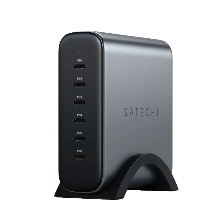 CARREGADOR SATECHI 200W USB-C 6-PORT
