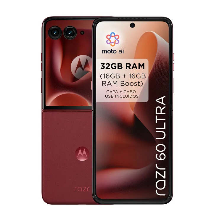 SMARTPHONE MOTOROLA RAZR 60 ULTRA 512GB RED