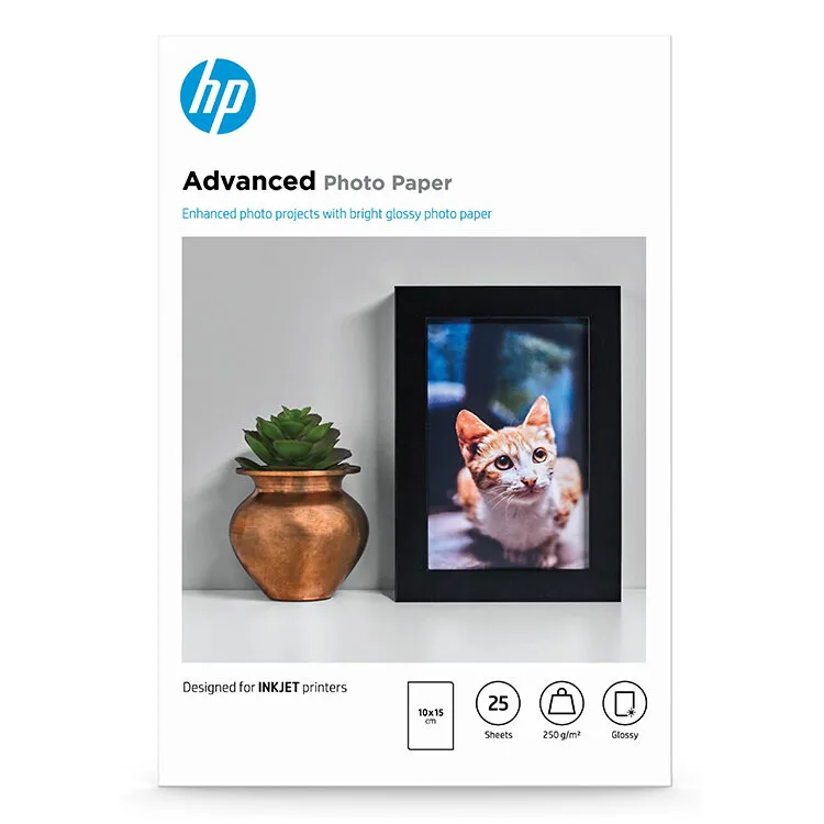 PAPEL IMPRESSORA HP Q8691A 250GR 25 FOLH