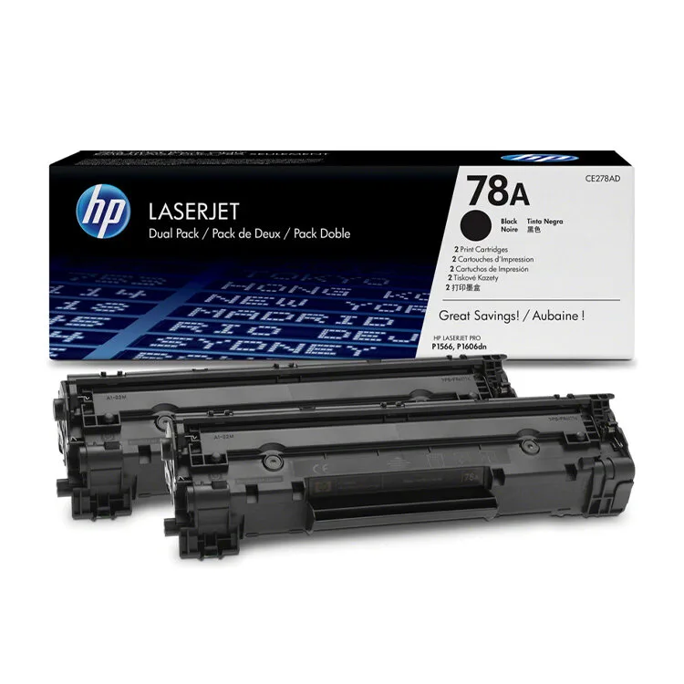 TONER HP LASERJET 78A PRETO (2PK)