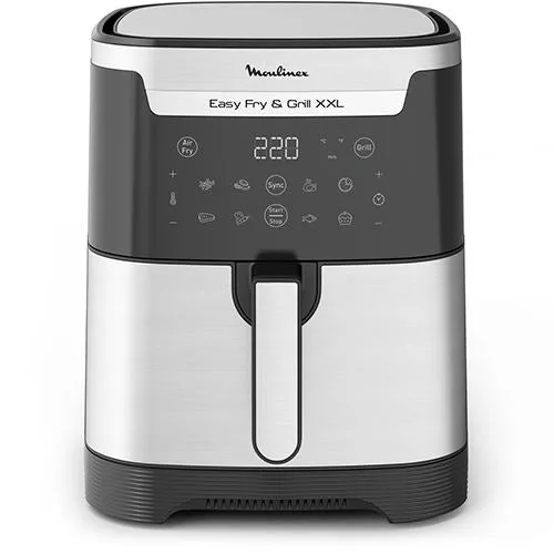 Fritadeira sem Óleo MOULINEX Air Fryer Easy Fry Grill XXL EZ801D10 (6.5 L - Preto)