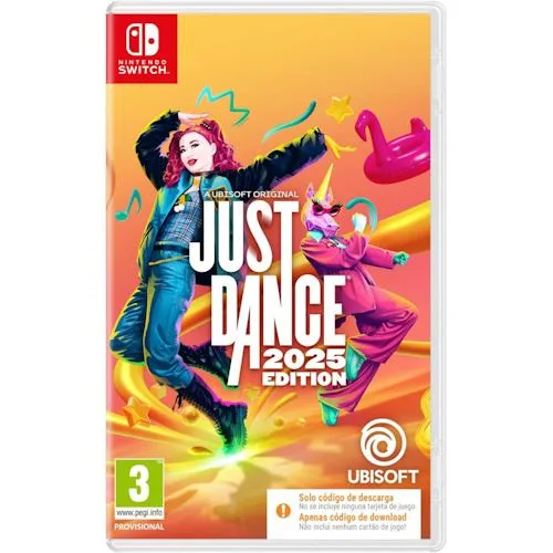 Jogo Nintendo Switch Just Dance 2025 (Código de Descarga na Caixa)