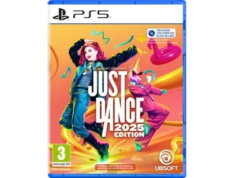 Jogo PS5 Just Dance 2025 (Código de Descarga na Caixa)