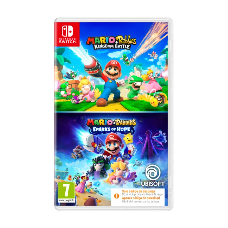 JOGO NINTENDO SWITCH MARIO RABBIDS DOUBL PACK