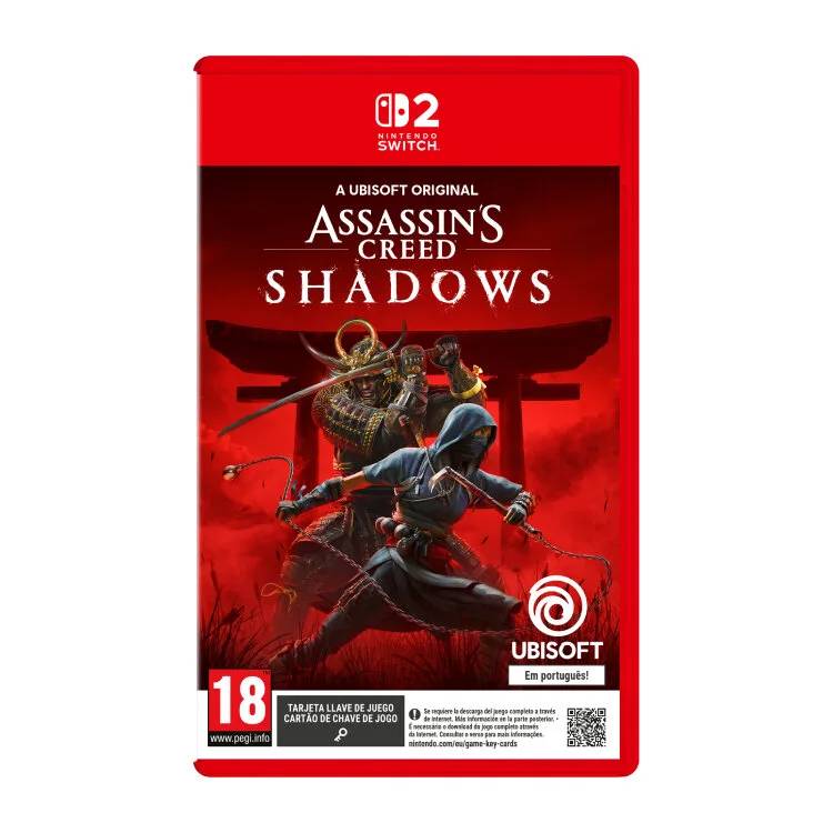JOGO NINTENDO SWITCH 2 ASSASSINS CR SHADOWS