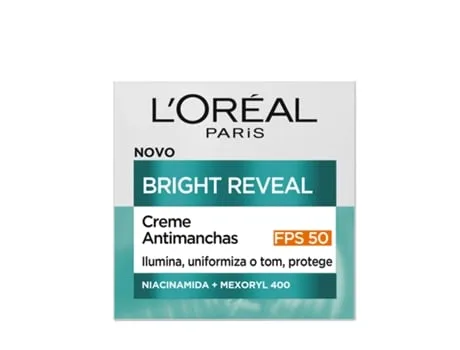 Creme de Rosto Dia Bright Reveal Anti-manchas FPS50 L'ORÉAL PARIS emb. 50 ml
