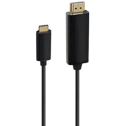 Cabo Accsup USB-C para HDMI 4K - 3m - Preto