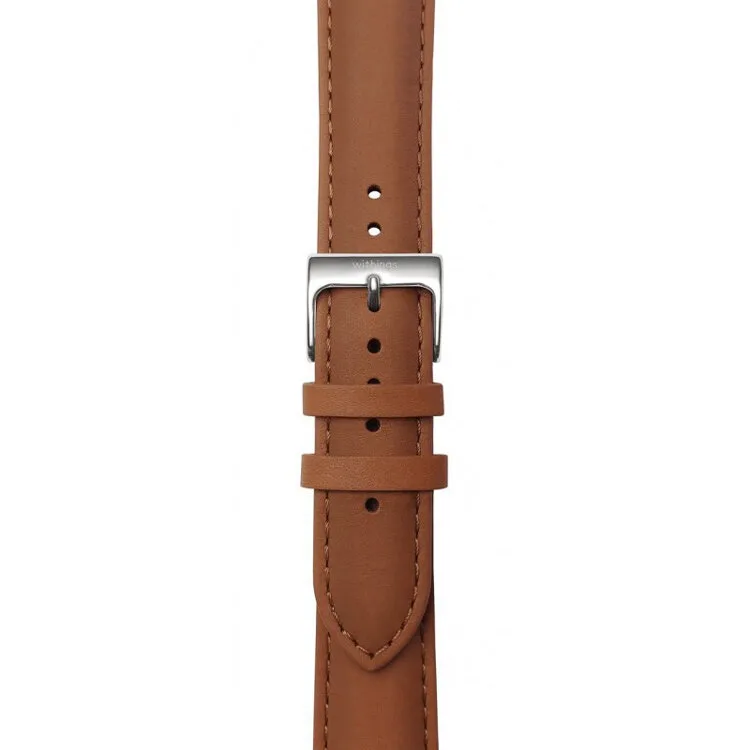 BRACELETE WITHINGS 20MM CASTANHA