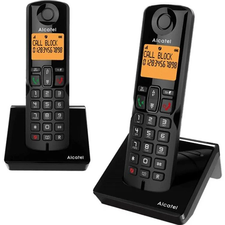 TELEFONE SEM FIOS ALCATEL S280 DUO PRETO