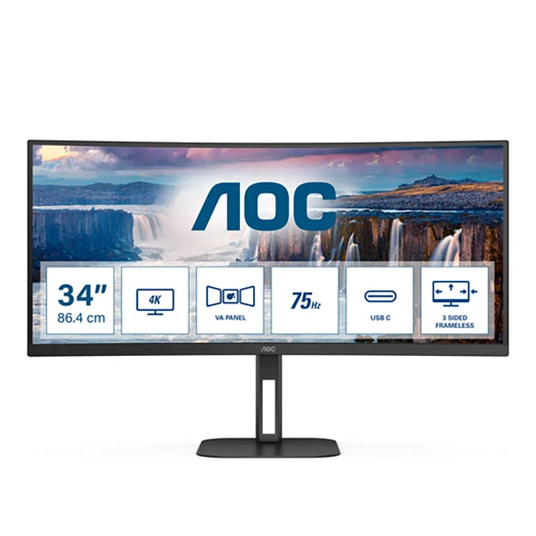 MONITOR LED AOC CU34V5C/BK