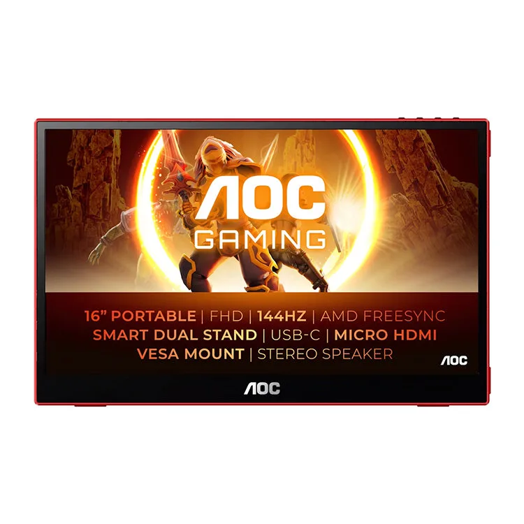 MONITOR PORTÁTIL LED GAMING AOC 16G3