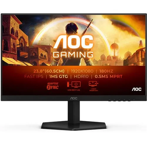 Monitor AOC 24G42E (23.8" - Full HD - Fast IPS - 0.5 ms - 180 Hz - HDMI DP)