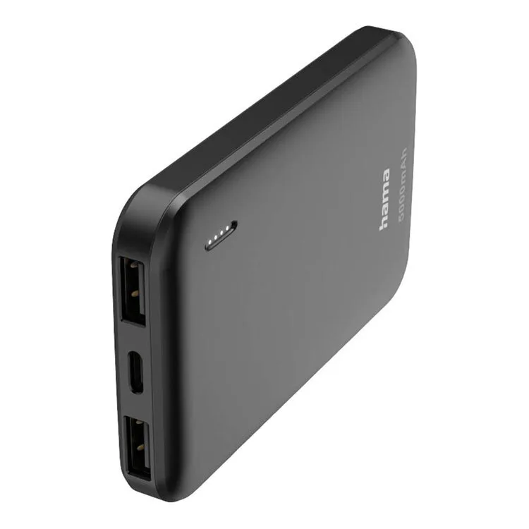 POWERBANK HAMA POCKET 5 PRETA