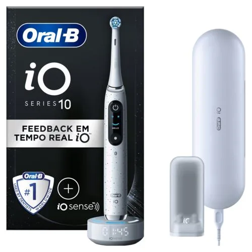 Escova Dentes Elétrica ORAL-B iO 10 Branca (1 Unidade)