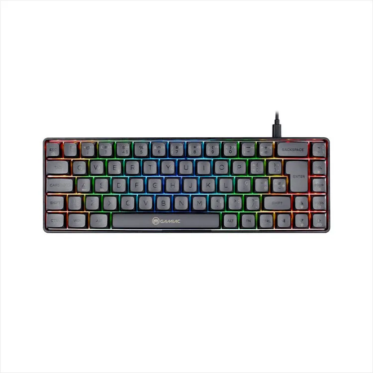 TECLADO GAMING GAMIAC RGB69G KAI-RD BK