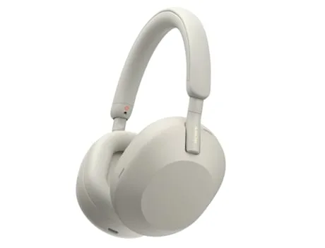 Auscultadores Bluetooth SONY WH 1000XM5 Headband Premium (Over Ear - Microfone - Noise Cancelling - Prateado)