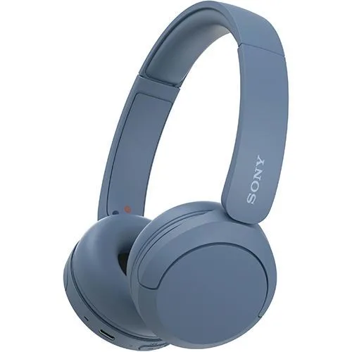 Auscultadores Bluetooth SONY WH CH520 (On Ear - Microfone - Azul)