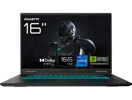 Portátil Gaming GIGABYTE CVHI3PT864SD (Intel Core i7-13620H - NVIDIA GeForce RTX 5060 - RAM: 32 GB - 1 TB SSD - 16'')