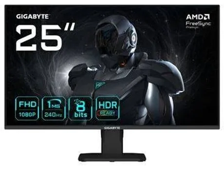 Monitor Gaming GIGABYTE GS25F2A (24.5'' - Led - FHD - 1 ms - 240 Hz - Preto)
