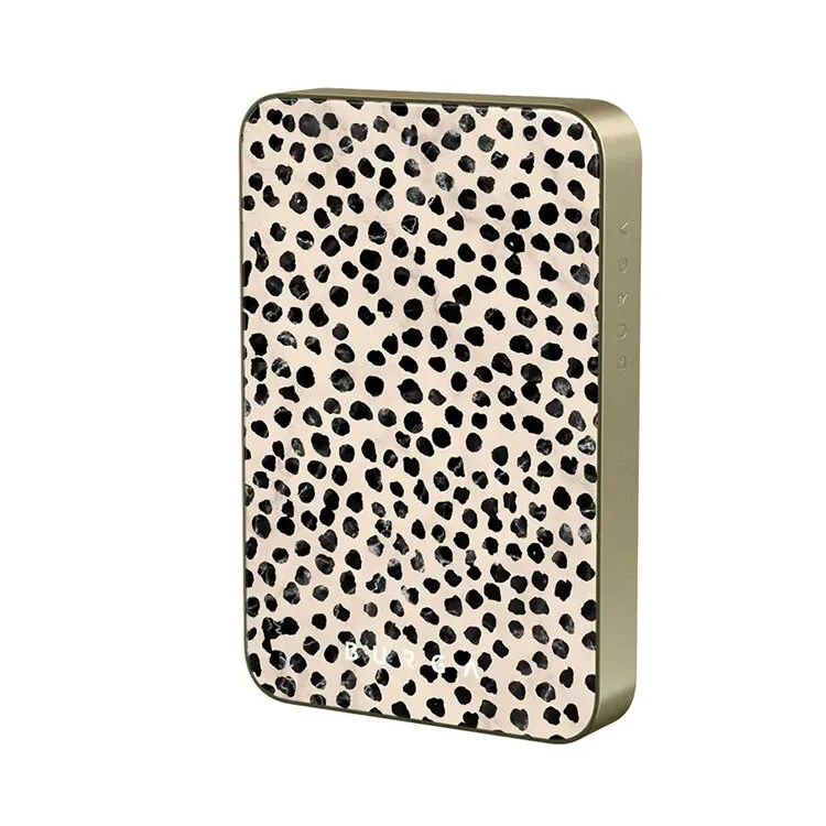 POWERBANK BURGA MAGSAFE 5AH ALMOND LATTE/DOURADO