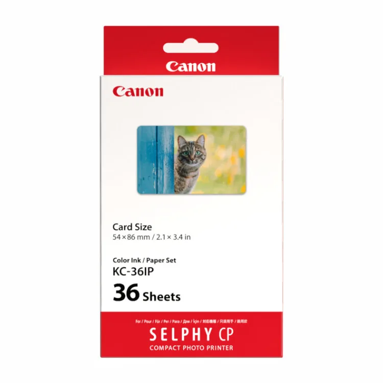 TINTEIRO CANON + PAPEL FOTO KC36IP